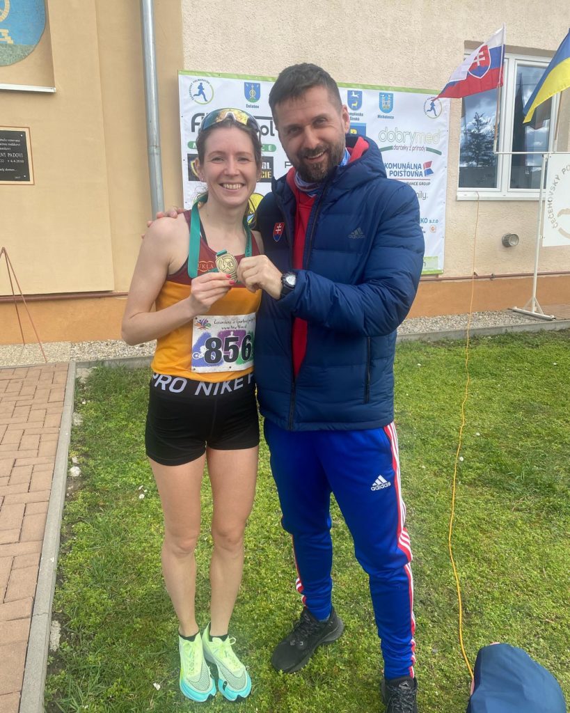 Lucka Pelikánová na MSR v polmaratóne v Čečehove